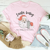Santa Baby Tee Pink / S Peachy Sunday T-Shirt