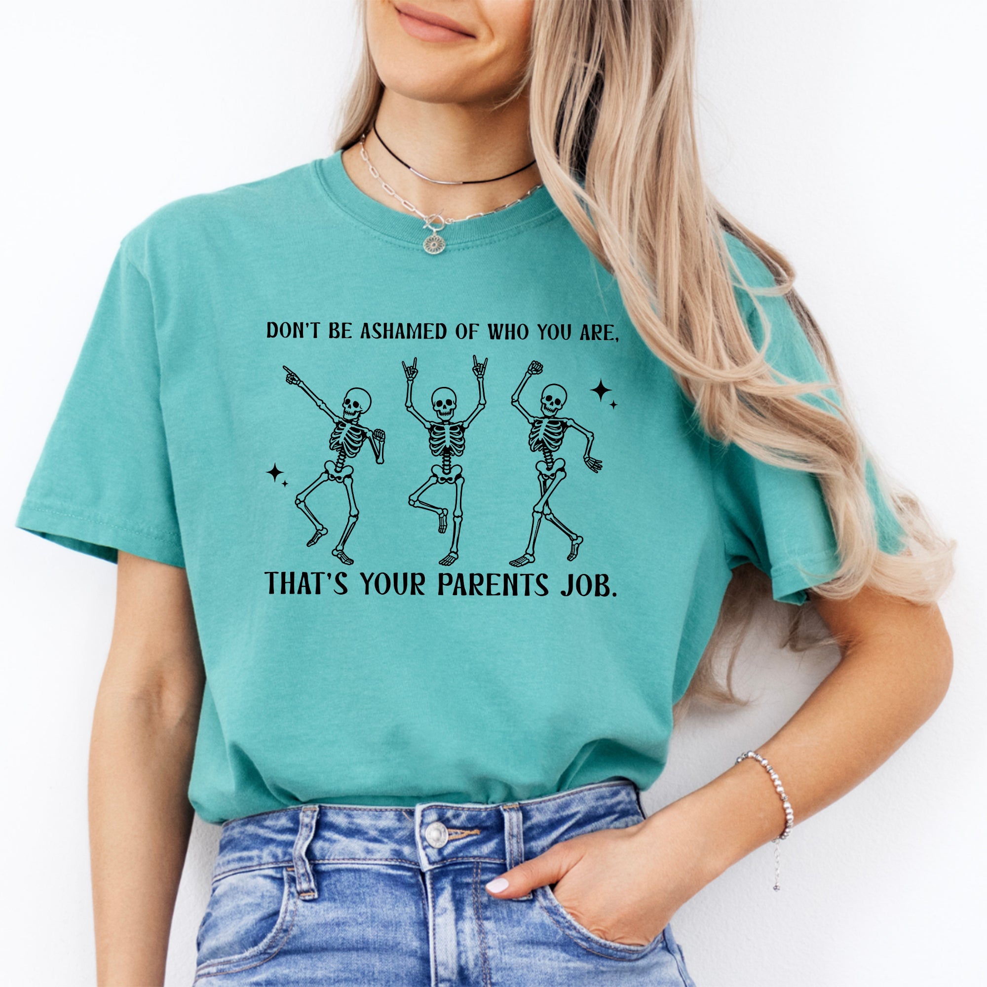 T-Shirt „Schäm dich nicht für das, was du bist“