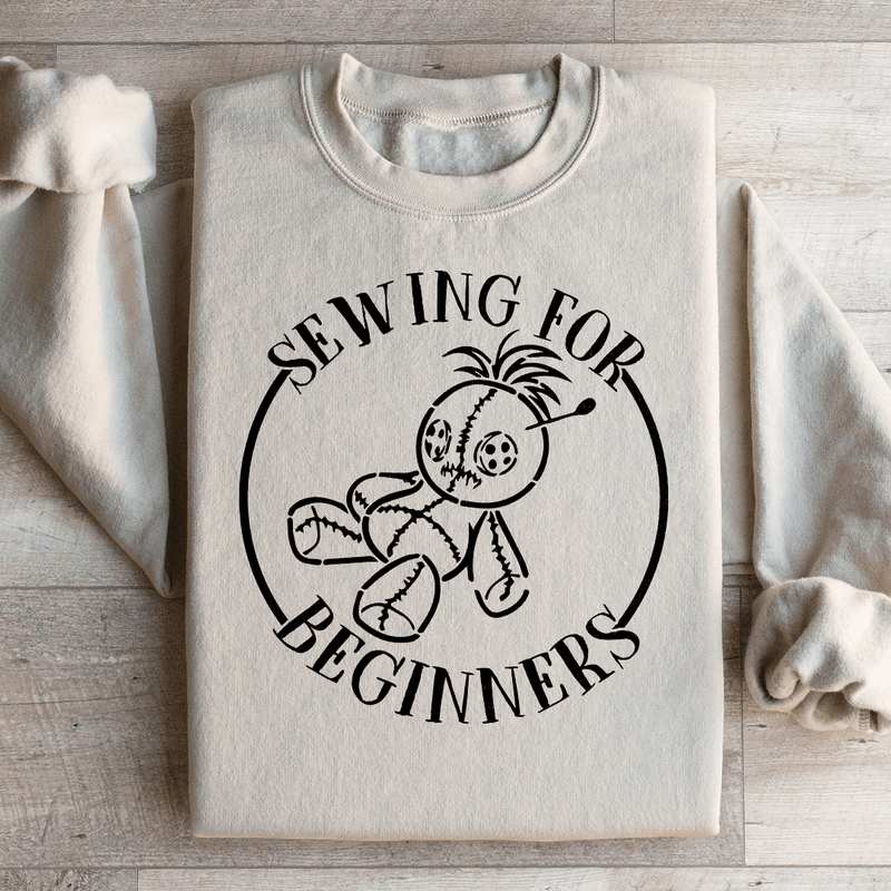 Sewing For Beginners Sweatshirt Sand / S Peachy Sunday T-Shirt