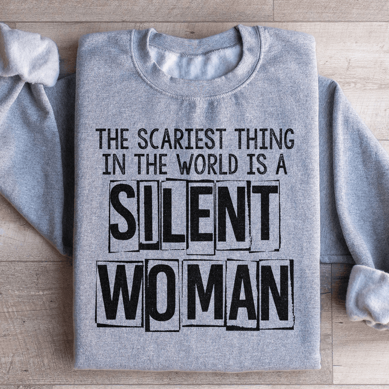 Silent Woman Sweatshirt Peachy Sunday T-Shirt