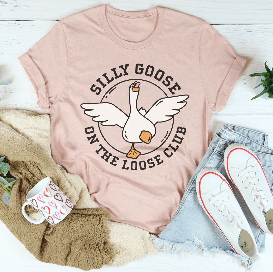 Silly Goose On The Loose Club Tee Heather Prism Peach / S Peachy Sunday T-Shirt