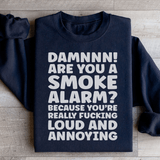 Smoke Alarmb Sweatshirt Black / S Peachy Sunday T-Shirt