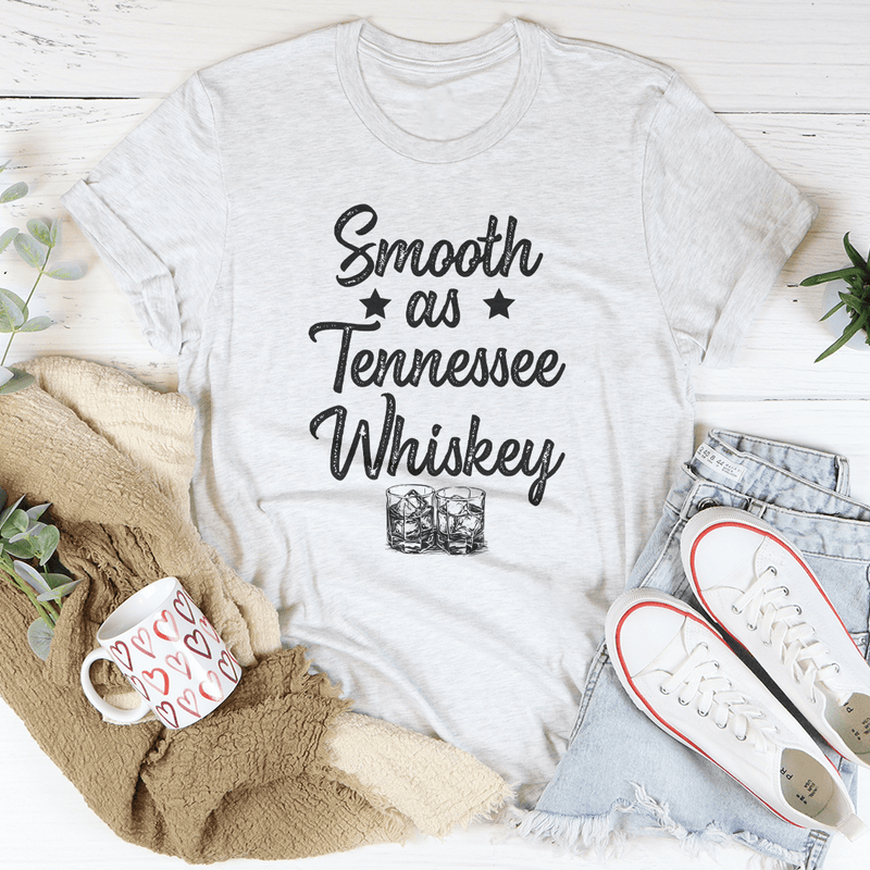 Smooth As Tennessee Whiskey Tee Ash / S Peachy Sunday T-Shirt