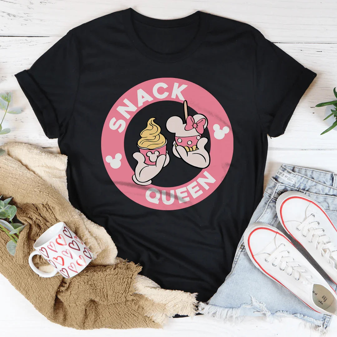 Snack Queen Tee Black Heather / S Peachy Sunday T-Shirt