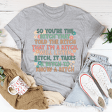 So You're The B Tee Athletic Heather / S Peachy Sunday T-Shirt