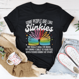 Some People Are Like Slinkies Tee Black Heather / S Peachy Sunday T-Shirt