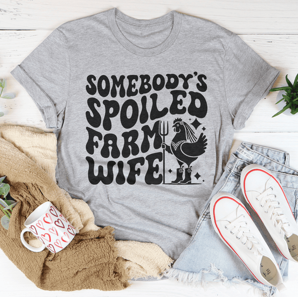 Somebody’s Spoiled Farm Wife Tee Athletic Heather / S Peachy Sunday T-Shirt