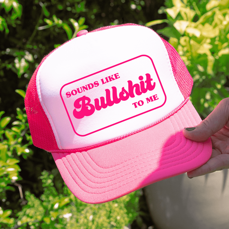 Sounds Like Trucker Caps Pink / One size Printify Hats T-Shirt