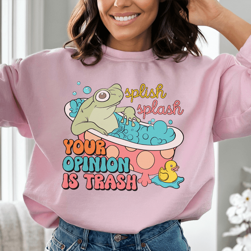 Splish Splash Sweatshirt Light Pink / S Peachy Sunday T-Shirt