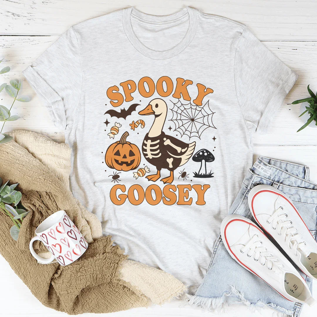 Spooky Goosey Tee Ash / S Peachy Sunday T-Shirt