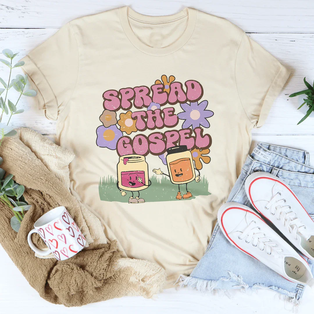 Spread The Gospel Tee Soft Cream / S Peachy Sunday T-Shirt