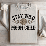 Stay Wild Moon Child Leopard Sweatshirt Sand / S Peachy Sunday T-Shirt