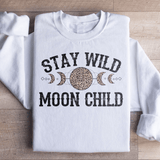 Stay Wild Moon Child Leopard Sweatshirt White / S Peachy Sunday T-Shirt