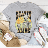 Stayin Alive Tee Athletic Heather / S Peachy Sunday T-Shirt