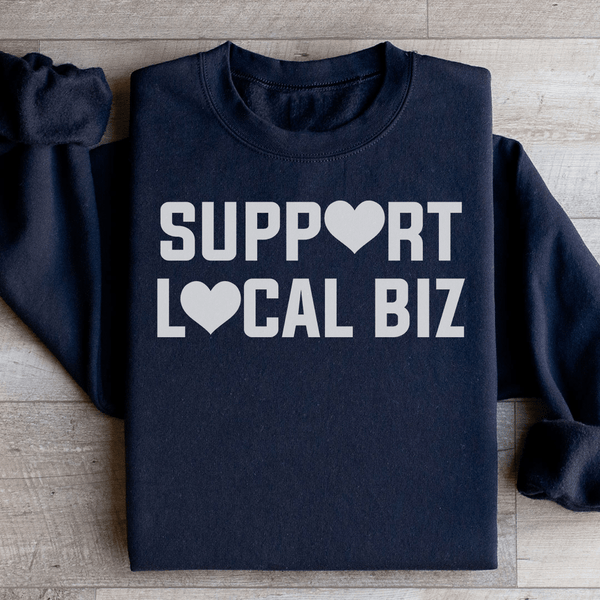 Support Local Biz Sweatshirt Black / S Peachy Sunday T-Shirt