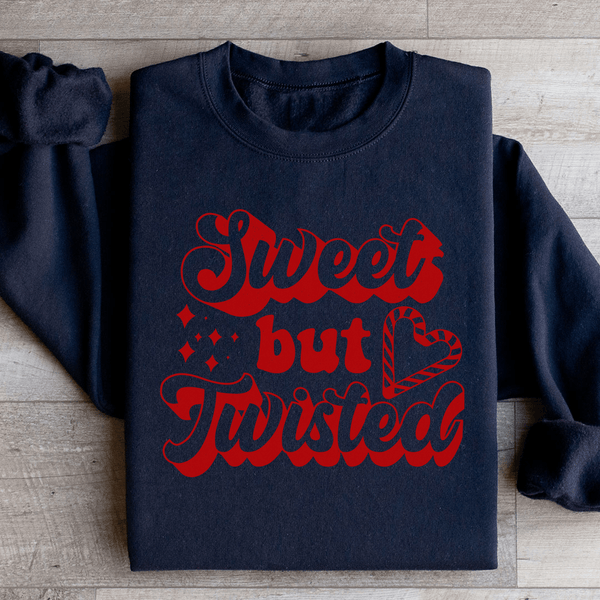 Sweet But Twisted Sweatshirt Black / S Peachy Sunday T-Shirt