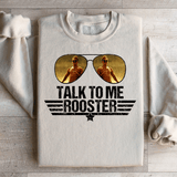 Talk To Me Rooster Sweatshirt Sand / S Peachy Sunday T-Shirt