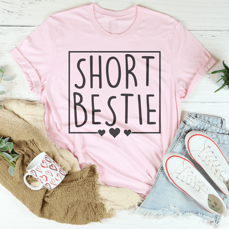 Tall Bestie Short Bestie Tee Pink / S Peachy Sunday T-Shirt
