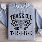 Thankful For My Tribe Sweatshirt Sport Grey / S Peachy Sunday T-Shirt