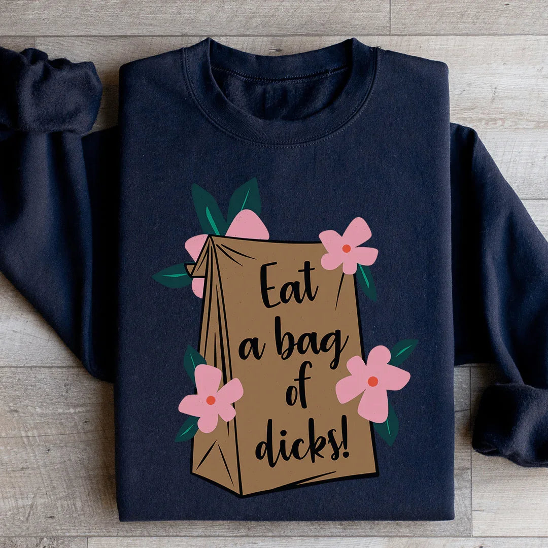 The Bag Sweatshirt Black / S Peachy Sunday T-Shirt