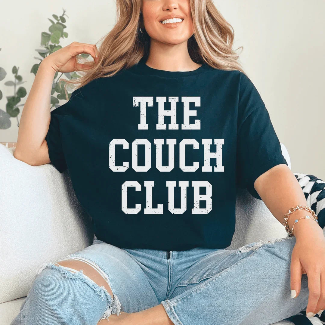 The Couch Club Tee Black Heather / S Peachy Sunday T-Shirt