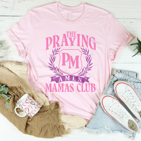 The Praying Mamas Club Tee Pink / S Peachy Sunday T-Shirt