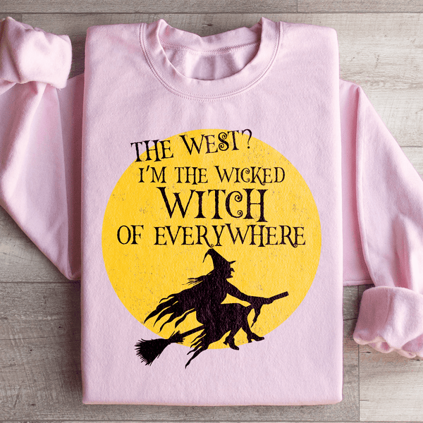 The Wicked Witch Of Everywhere Sweatshirt Light Pink / S Peachy Sunday T-Shirt