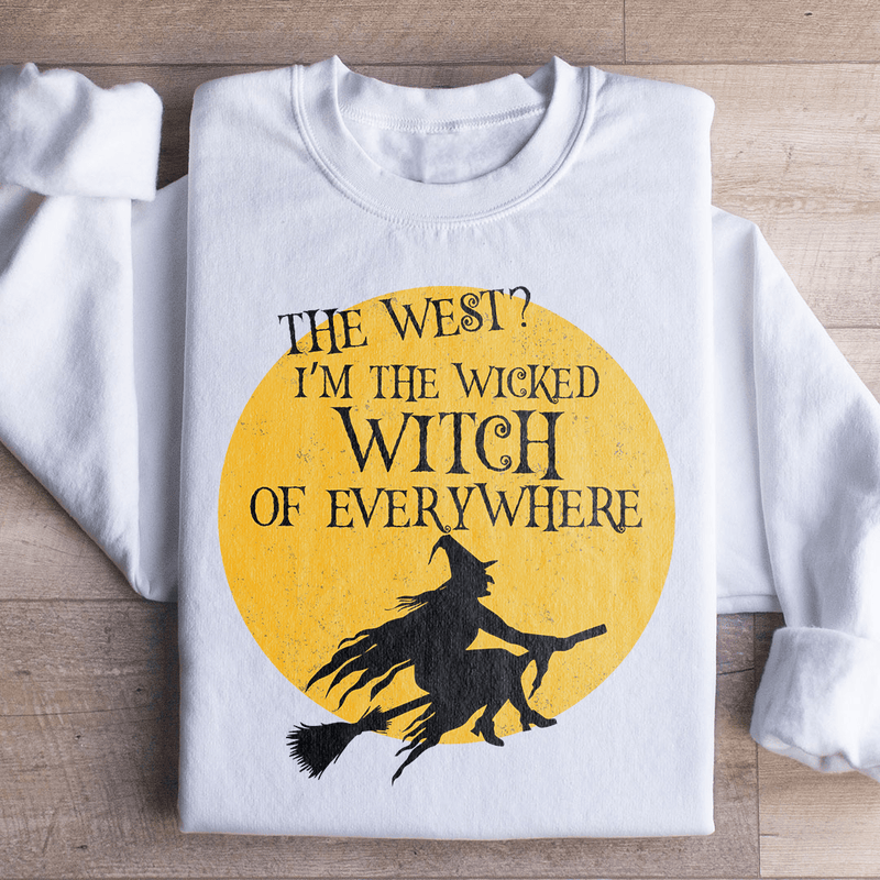 The Wicked Witch Of Everywhere Sweatshirt White / S Peachy Sunday T-Shirt