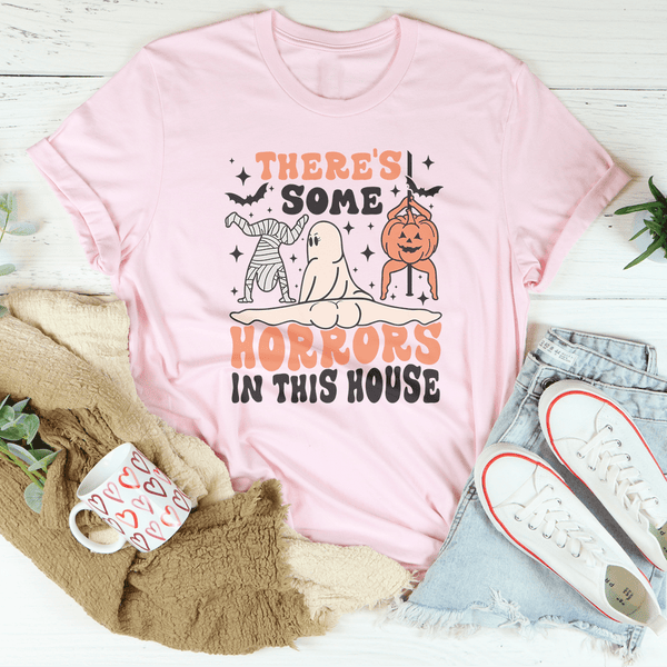 There's Some Horrors In This House Tee Peachy Sunday T-Shirt