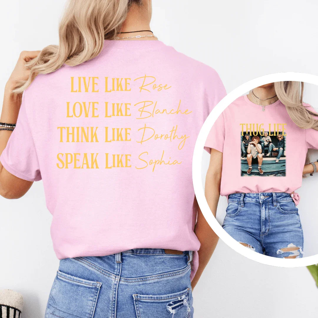 Thug Life Tee Pink / S Printify T-Shirt T-Shirt