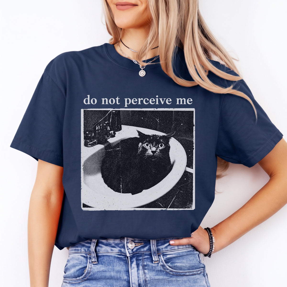 T-shirt « Ne me percevez pas »