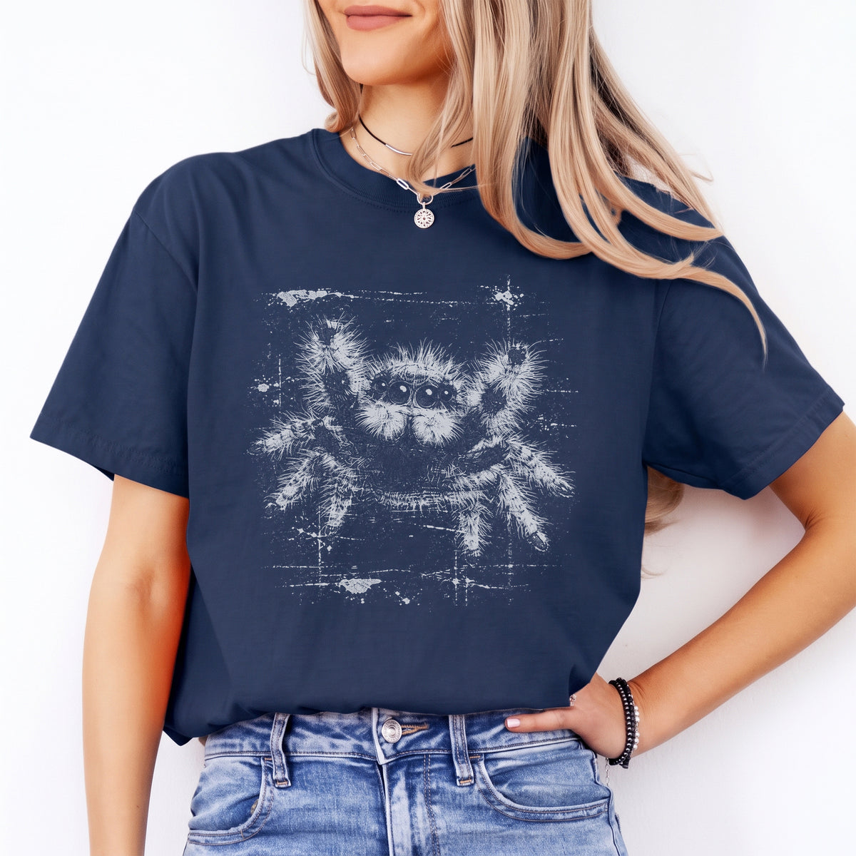 Camiseta de araña saltarina