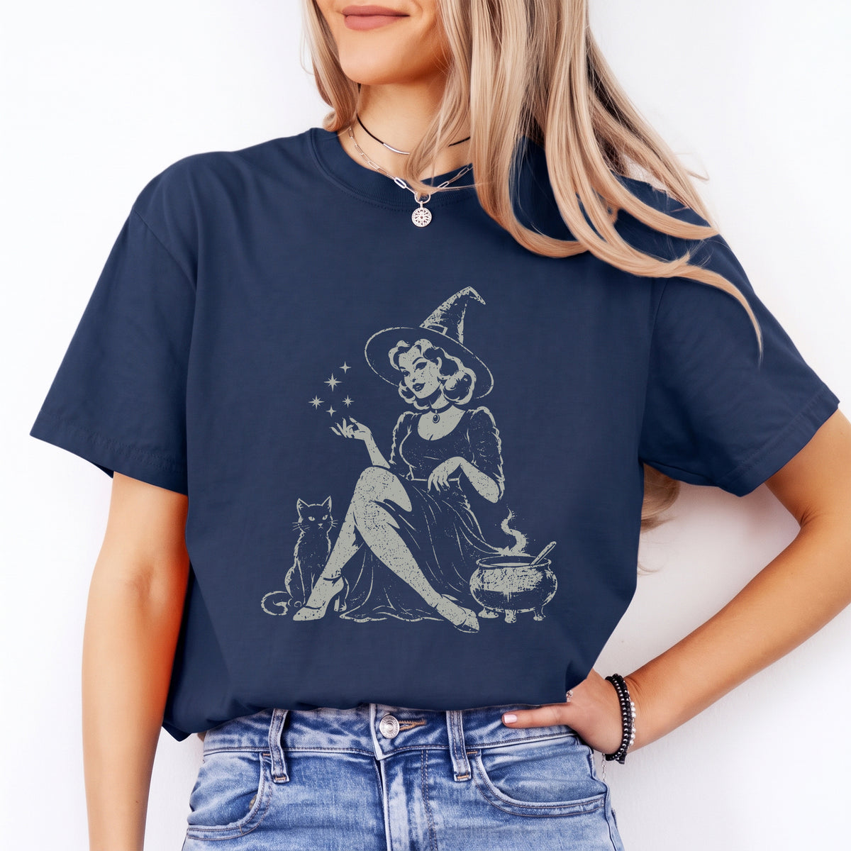 T-shirt de sorcière vintage