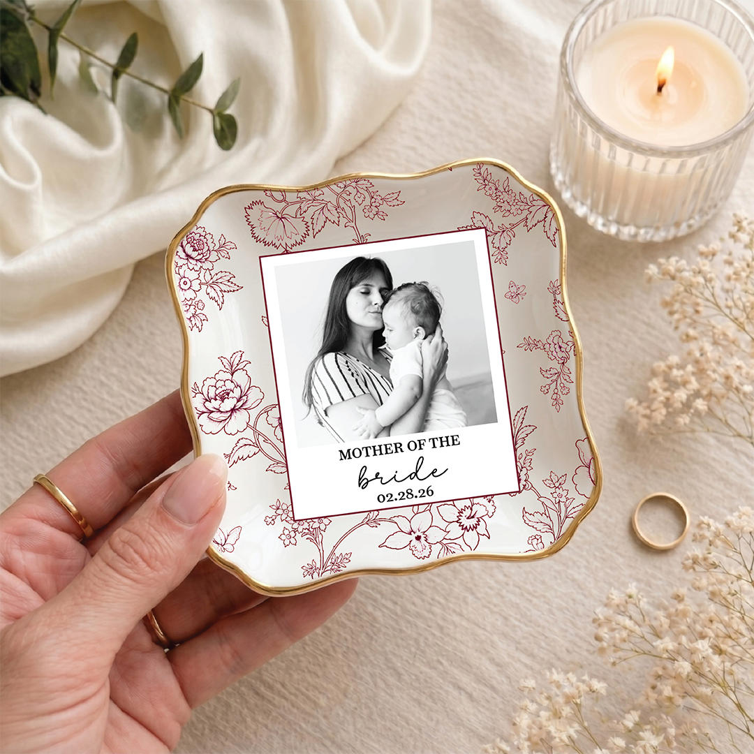 Personalized Mother Of The Bride Ring Dish
