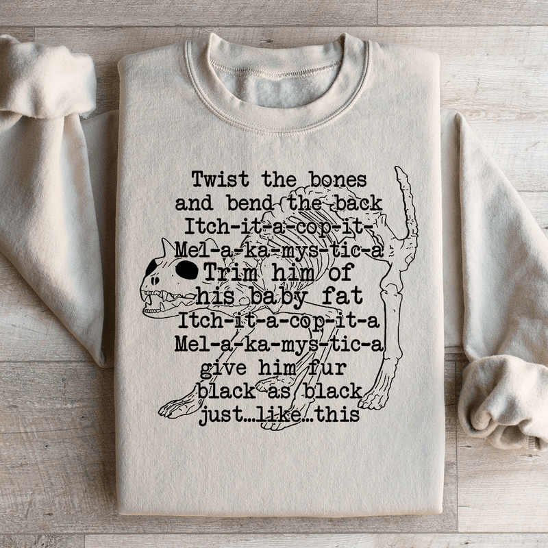 Twist The Bones And Bend The Back Sweatshirt Sand / S Peachy Sunday T-Shirt