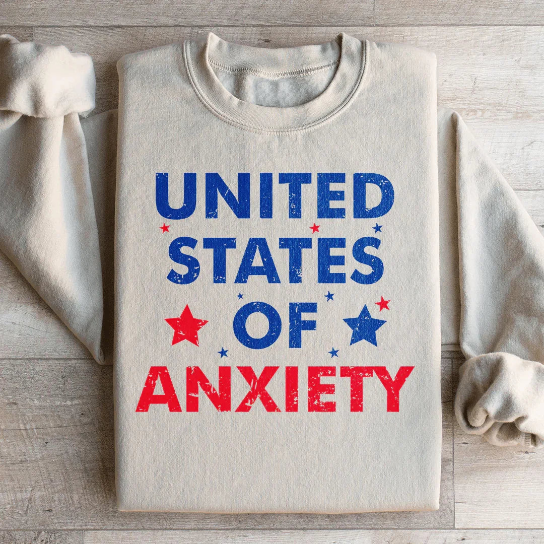 United States Of Anxiety Sweatshirt Sand / S Peachy Sunday T-Shirt