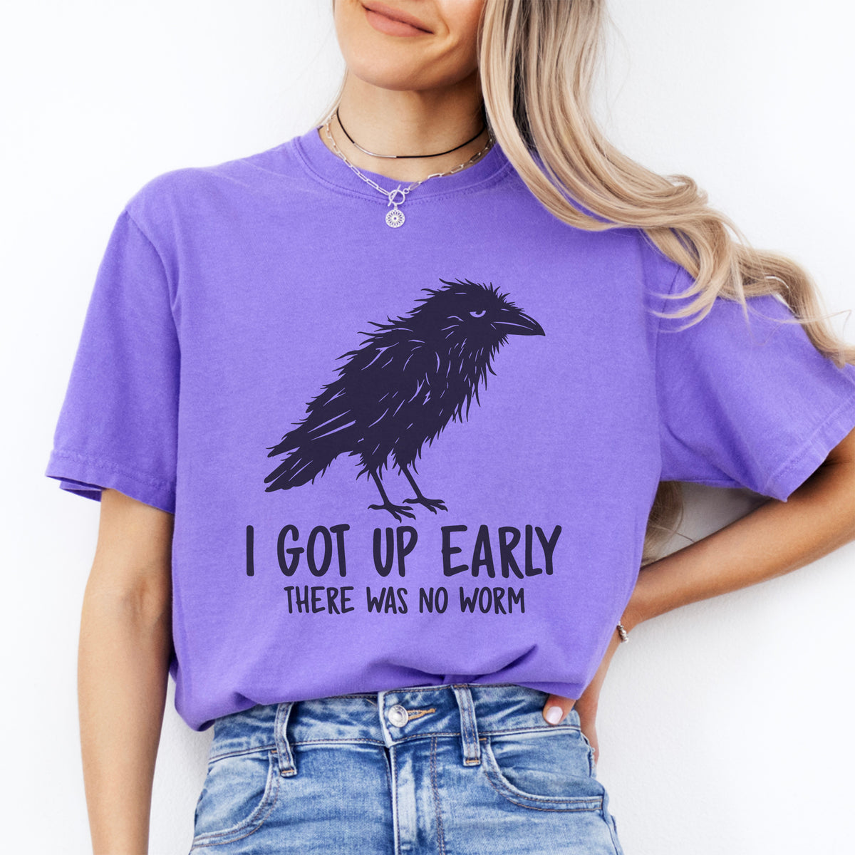I Got Up  Early There Was No Worm Tee
