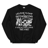 Welcome To Camp Quitcherbitchin Sweatshirt Black / S Peachy Sunday T-Shirt