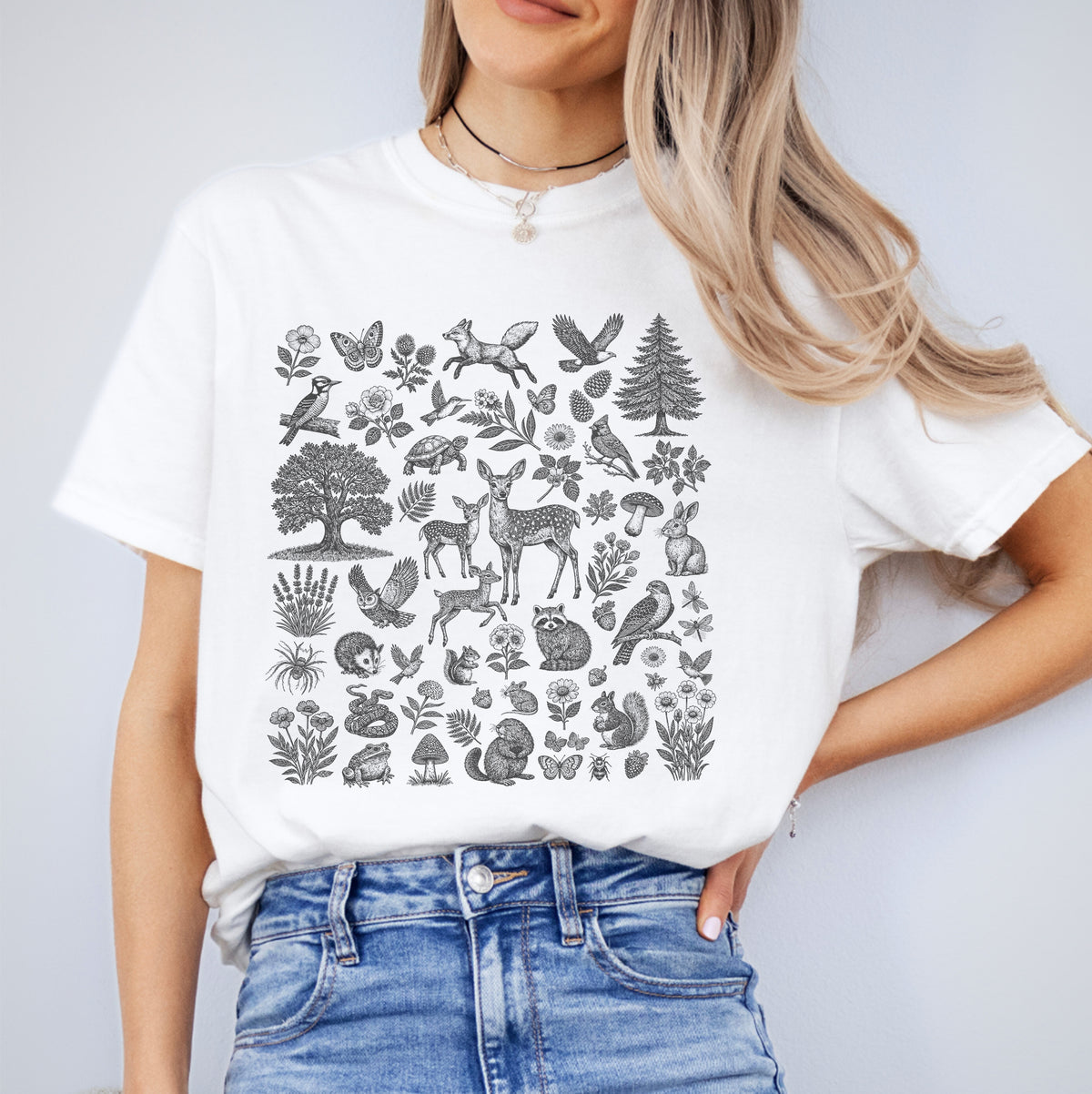 Retro 90s Wildlife Tee
