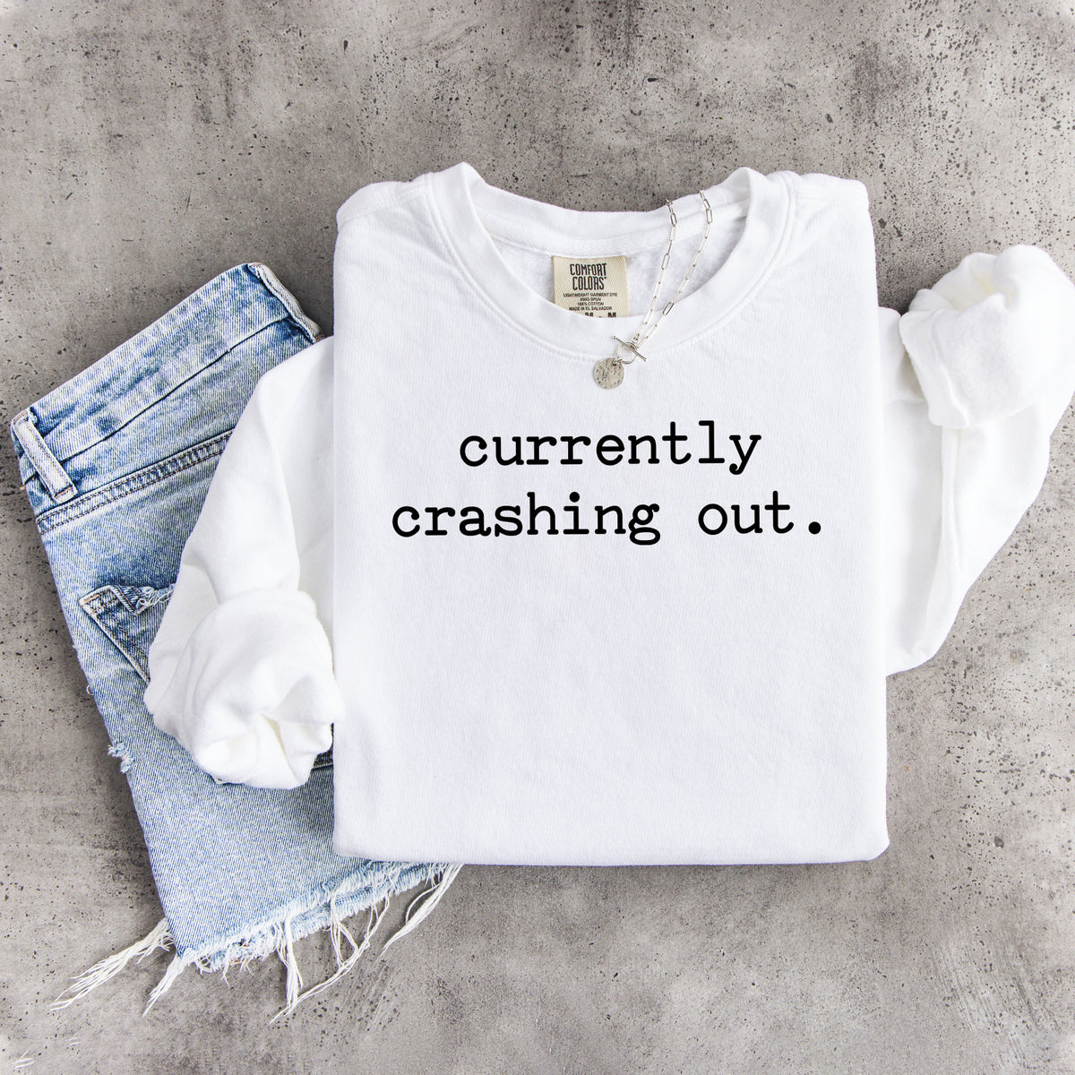 Crunnetly Crashing Out Sweatshirt