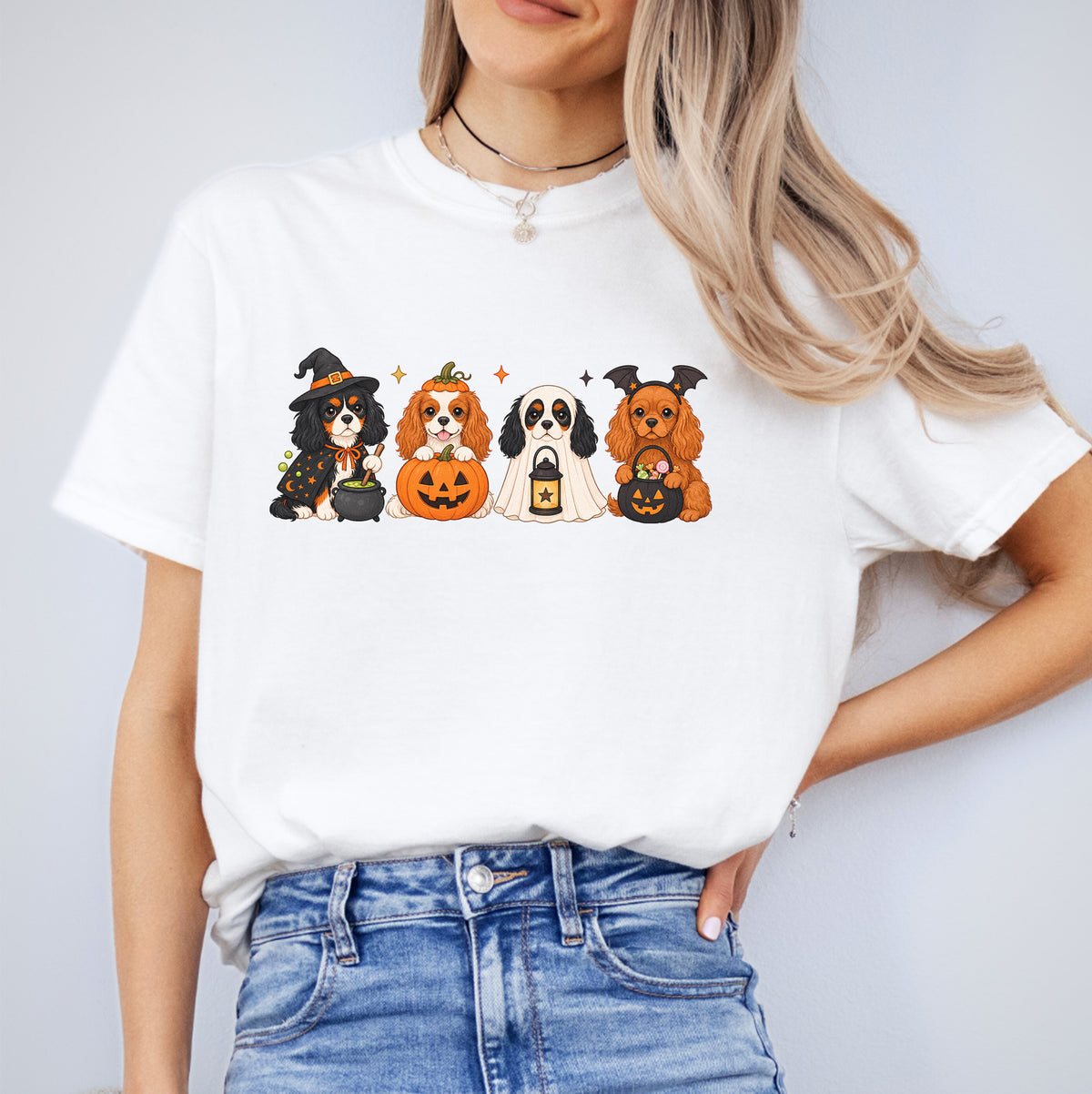T-shirt Halloween Cavalier King