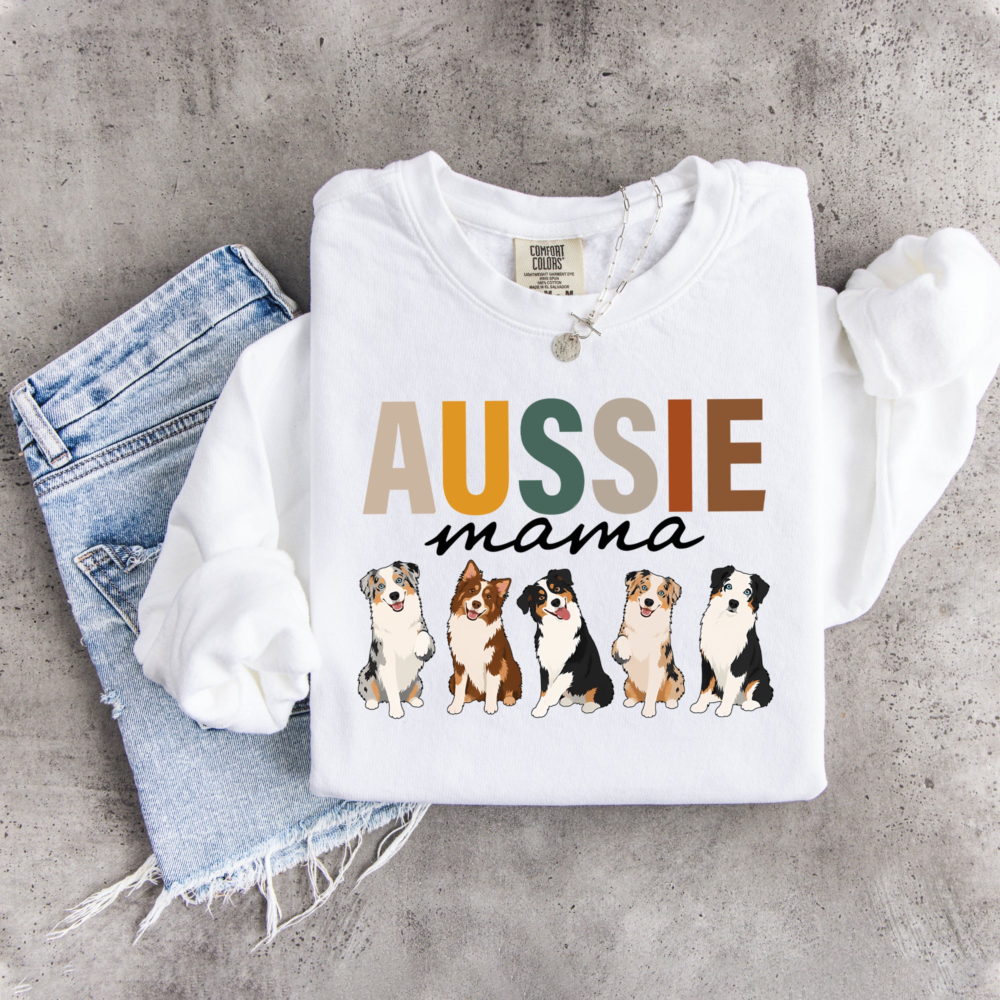 Sweatshirt für Australian-Shepherd-Mamas