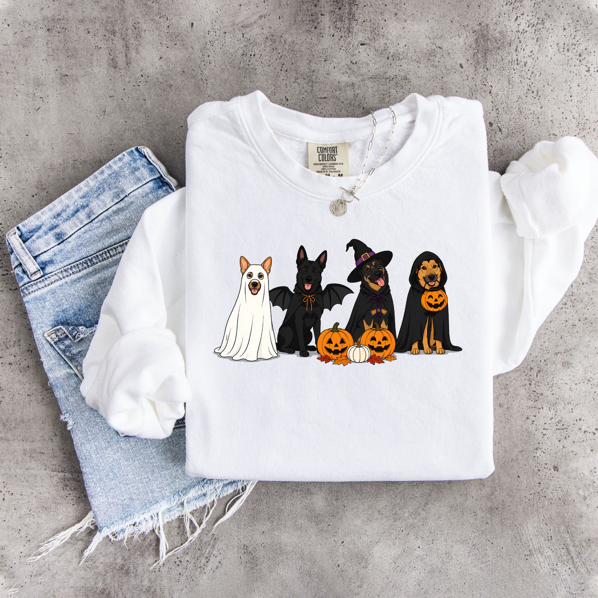 Sudadera de Halloween del pastor alemán