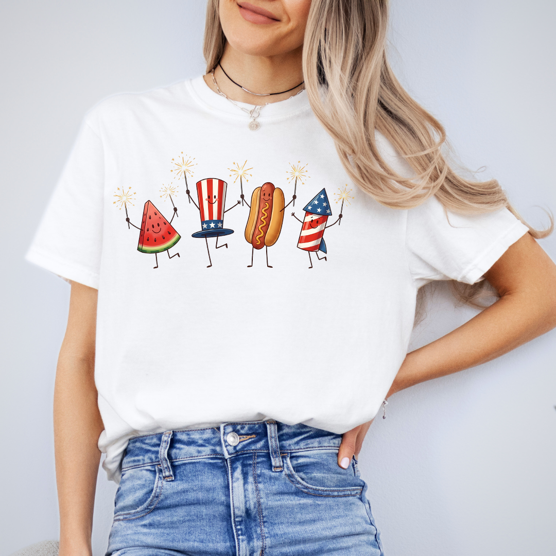 Patriotic Doodle Tee