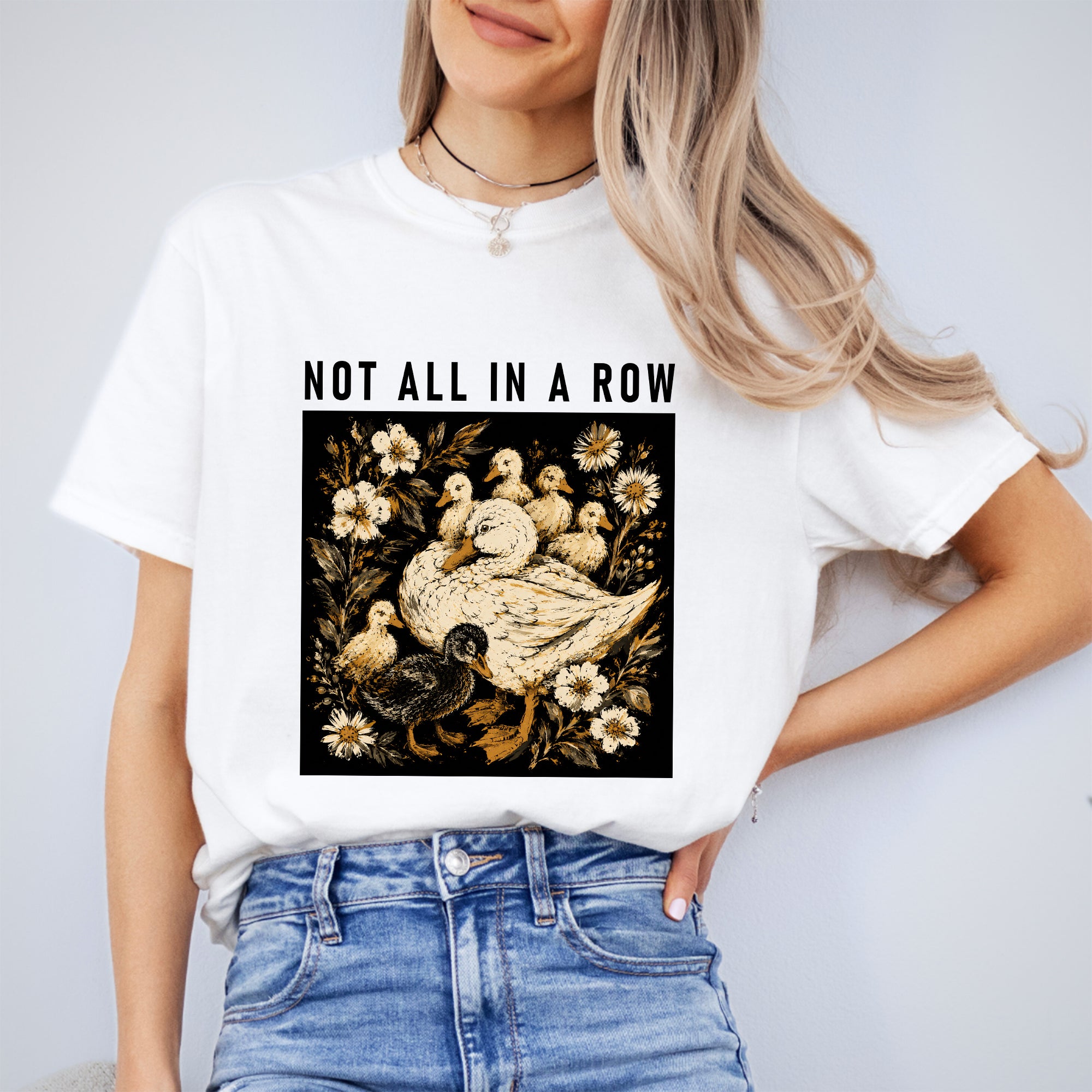 T-Shirt „Ducks Not In A Row“