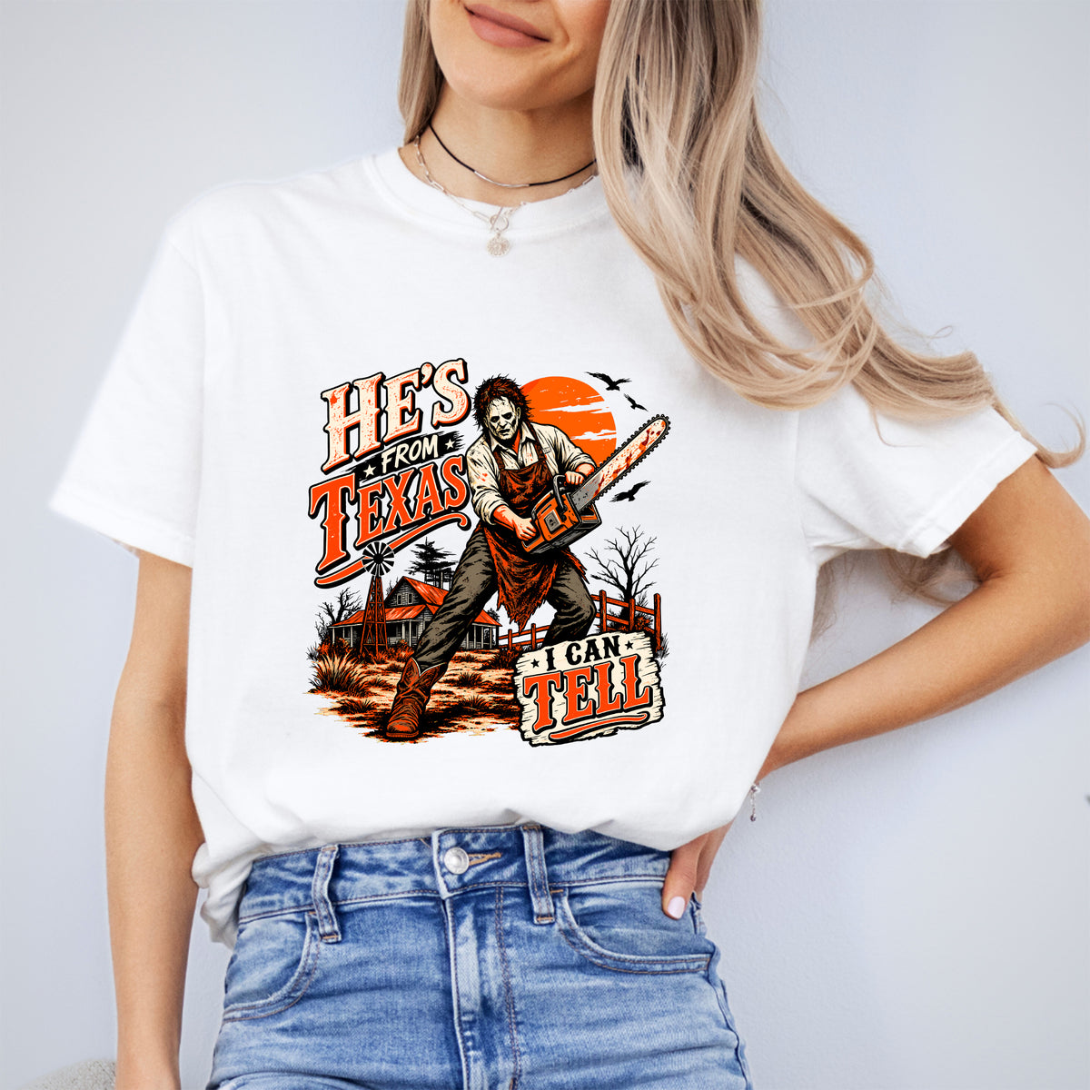Camiseta «Él es de Texas»