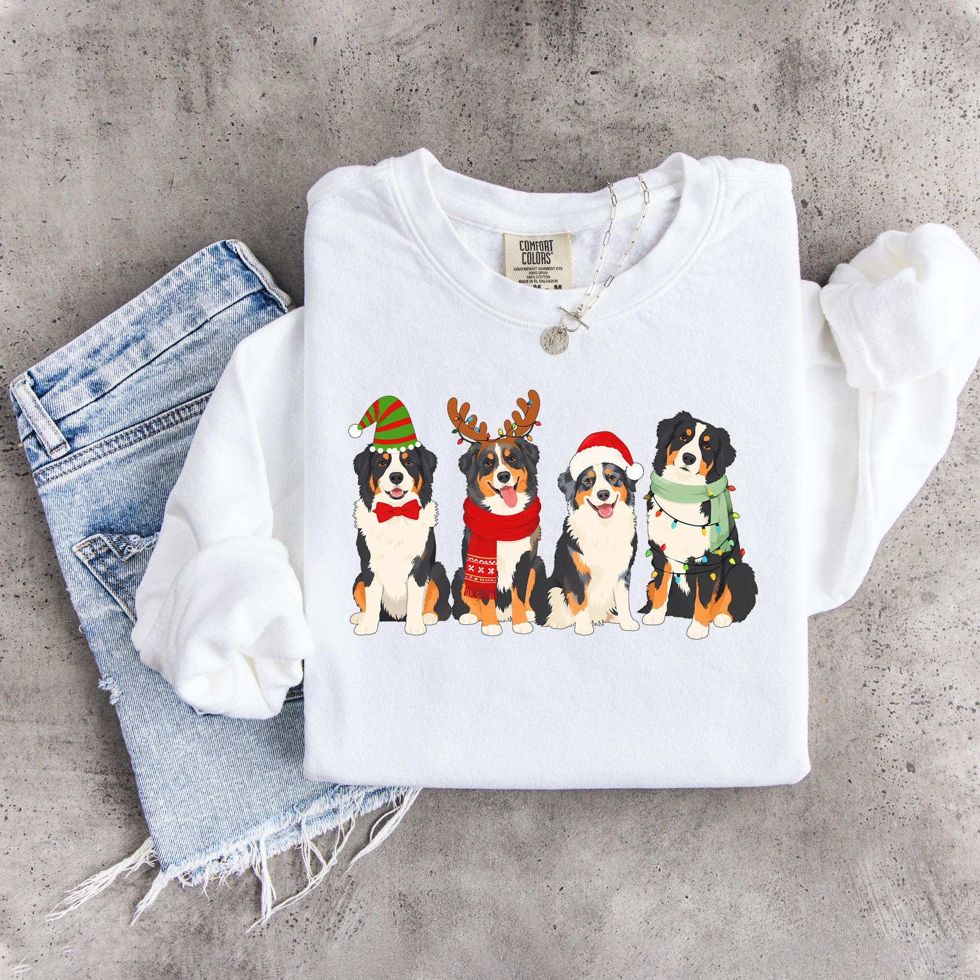 Bernese Mountain Dog Christmas Sweatshirt