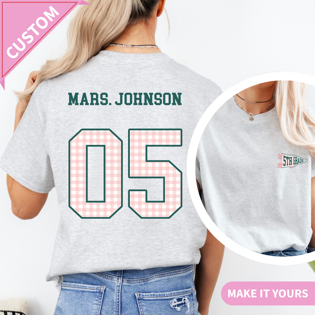 Personalized Teacher Team Shirts