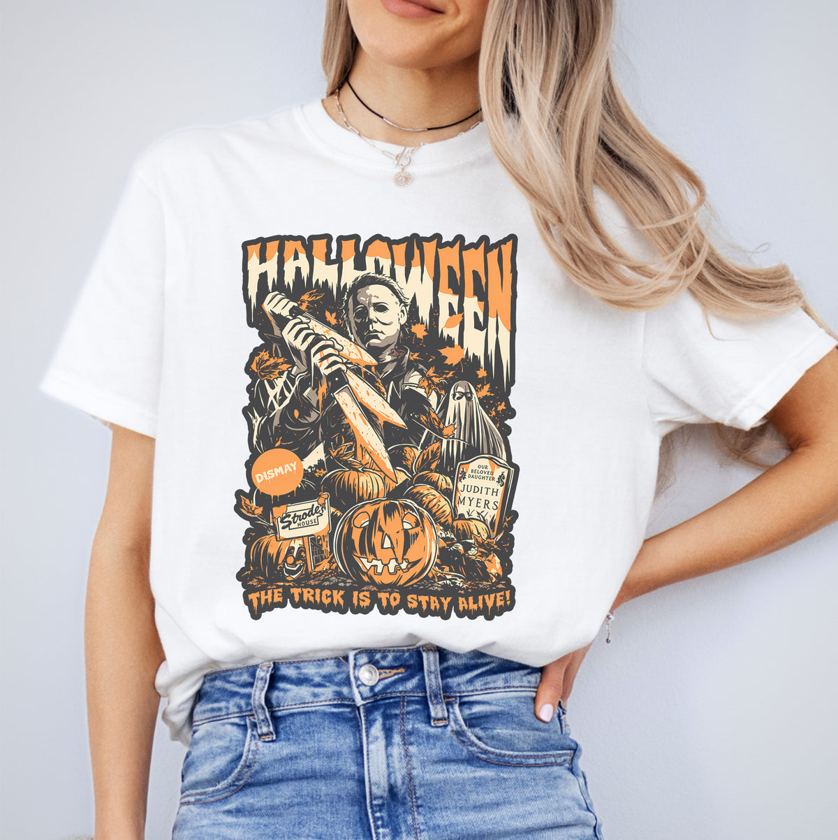 T-shirt de personnage de film d'horreur d'Halloween