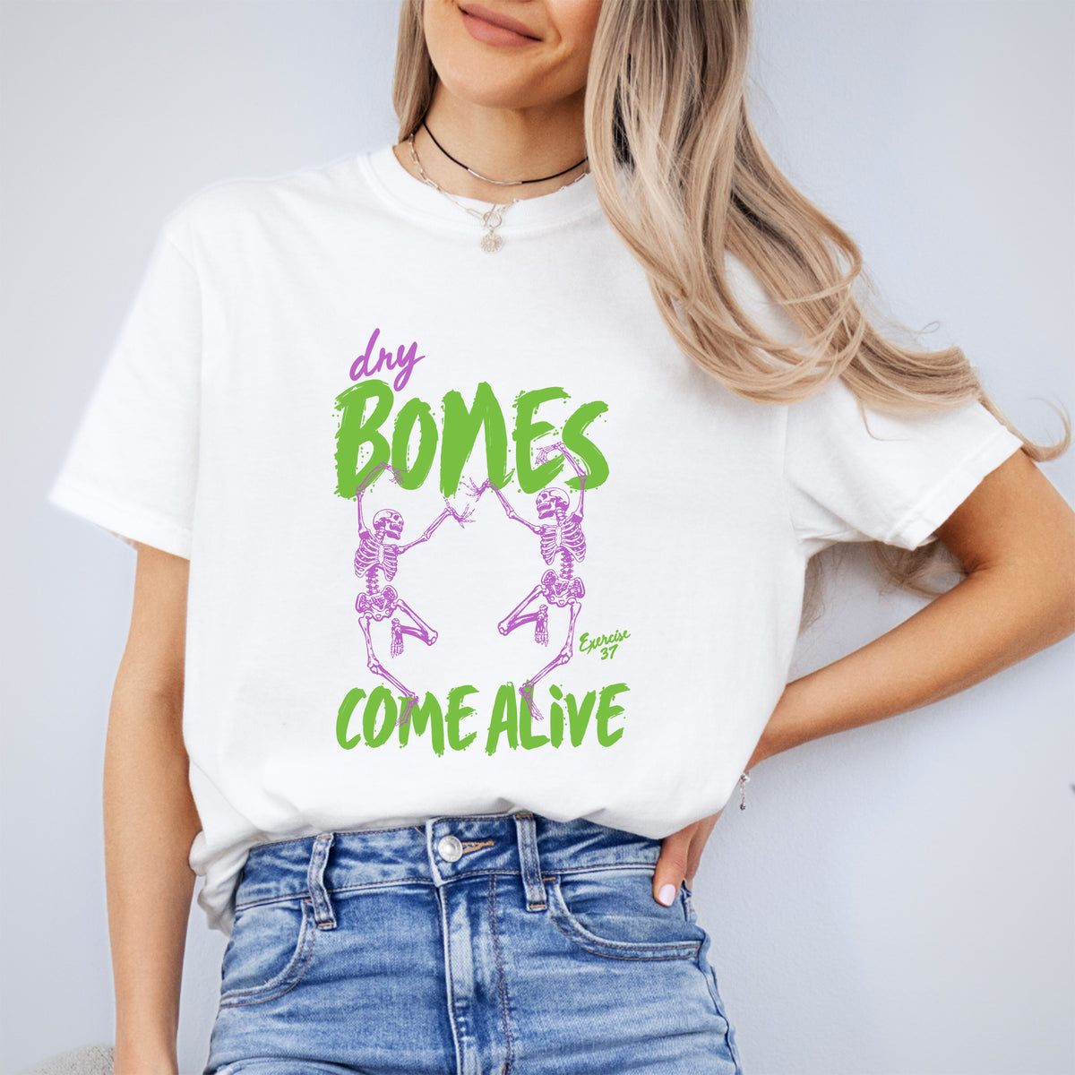 T-shirt « Les os se raniment » – verset biblique